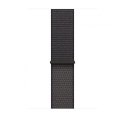 Opaska sportowa w kolorze ciemnoszarym do koperty 46 mm