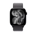 Opaska sportowa w kolorze ciemnoszarym do koperty 46 mm