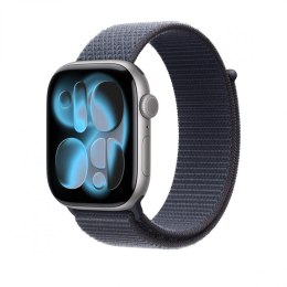 Opaska sportowa w kolorze marynarskiego granatu do koperty 46 mm