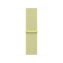 Opaska sportowa w kolorze neonowym żółtym do koperty 42 mm