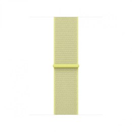 Opaska sportowa w kolorze neonowym żółtym do koperty 42 mm