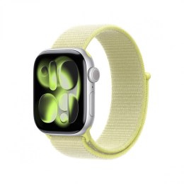 Opaska sportowa w kolorze neonowym żółtym do koperty 42 mm