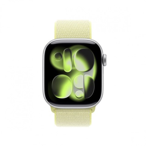 Opaska sportowa w kolorze neonowym żółtym do koperty 42 mm Opaska sportowa w kolorze neonowym żółtym do koperty 42 mm