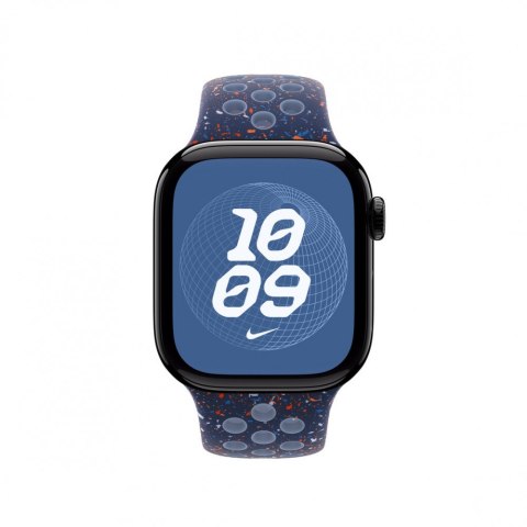 Pasek sportowy Nike w kolorze Blue Ribbon do koperty 42 mm - rozmiar M/L Pasek sportowy Nike w kolorze Blue Ribbon do koperty 42 mm - rozmiar M/L