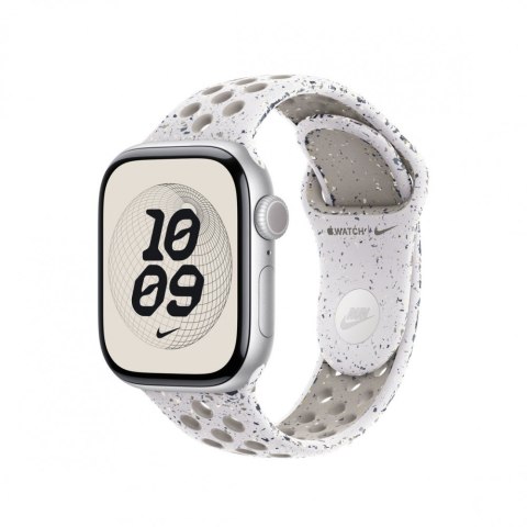 Pasek sportowy Nike w kolorze chmurnym szarym do koperty 42 mm - rozmiar S/M Pasek sportowy Nike w kolorze chmurnym szarym do koperty 42 mm - rozmiar S/M