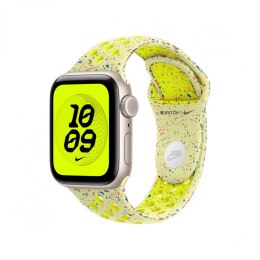 Pasek sportowy Nike w kolorze promiennym zielonożółtym do koperty 40 mm - rozmiar S/M
