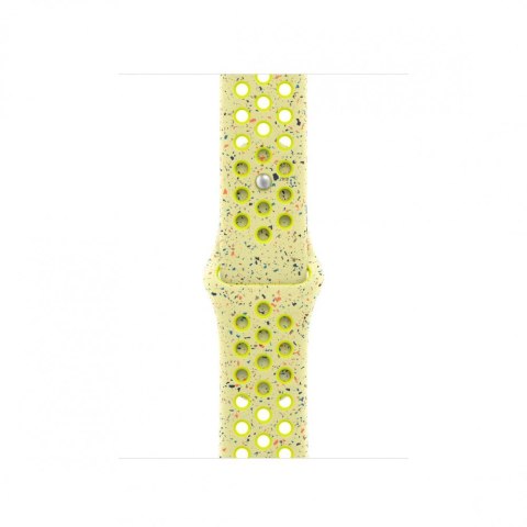 Pasek sportowy Nike w kolorze promiennym zielonożółtym do koperty 42 mm - rozmiar M/L