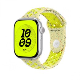 Pasek sportowy Nike w kolorze promiennym zielonożółtym do koperty 46 mm - rozmiar M/L