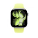 Pasek sportowy w kolorze neonowym żółtym do koperty 46 mm - rozmiar M/L