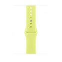 Pasek sportowy w kolorze neonowym żółtym do koperty 46 mm - rozmiar S/M