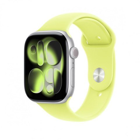 Pasek sportowy w kolorze neonowym żółtym do koperty 46 mm - rozmiar S/M Pasek sportowy w kolorze neonowym żółtym do koperty 46 mm - rozmiar S/M