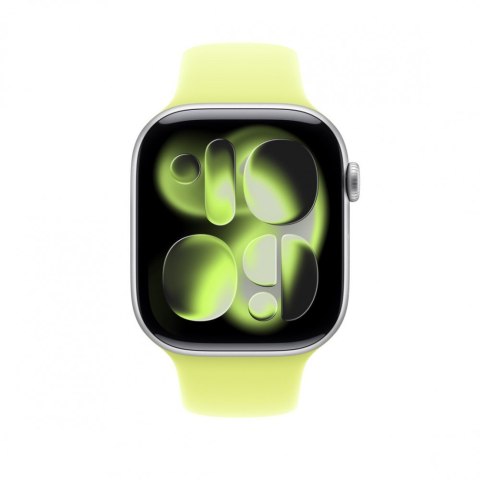 Pasek sportowy w kolorze neonowym żółtym do koperty 46 mm - rozmiar S/M Pasek sportowy w kolorze neonowym żółtym do koperty 46 mm - rozmiar S/M