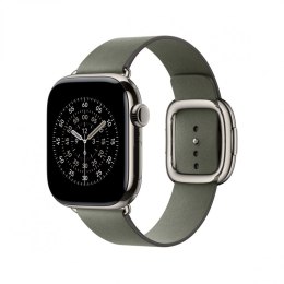 Pasek w kolorze brązowej szałwii z klamrą nowoczesną do koperty 42 mm - rozmiar M