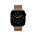 Pasek w kolorze karmelu z klamrą nowoczesną do koperty 42 mm - rozmiar M