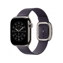 Pasek w kolorze nocnego fioletu z klamrą nowoczesną do koperty 42 mm - rozmiar M