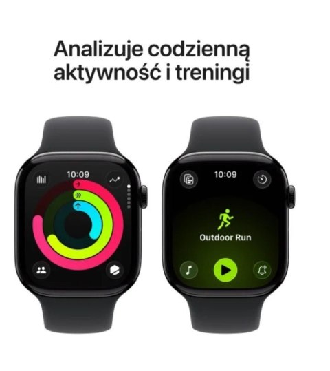 Watch Series 11 GPS+Cellular koperta 42 mm z aluminium w kolorze onyksu, pasek sportowy w kolorze czarnym - rozmiar M/L Watch Series 11 GPS+Cellular koperta 42 mm z aluminium w kolorze onyksu, pasek sportowy w kolorze czarnym - rozmiar M/L