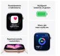 Watch Series 11 GPS + Cellular koperta 42 mm z tytanu w kolorze naturalnym, bransoleta mediolańska w kolorze naturalnym