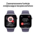 Watch Series 11 GPS koperta 42 mm z aluminium w kolorze srebrnym, pasek sportowy w kolorze mlecznego fioletu - rozmiar M/L