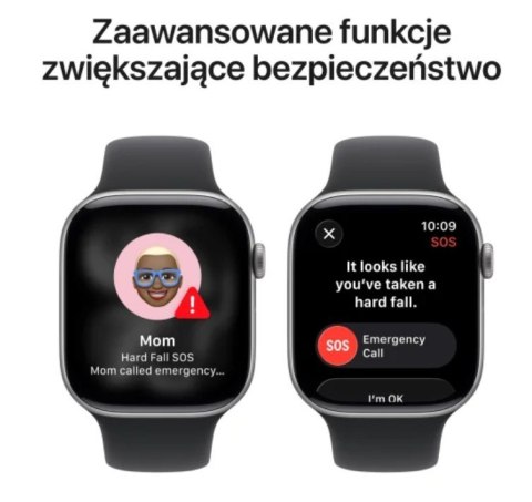 Watch Series 11 GPS koperta 46 mm z aluminium w kolorze gwiezdnej szarości, pasek sportowy w kolorze czarnym - rozmiar M/L Watch Series 11 GPS koperta 46 mm z aluminium w kolorze gwiezdnej szarości, pasek sportowy w kolorze czarnym - rozmiar M/L