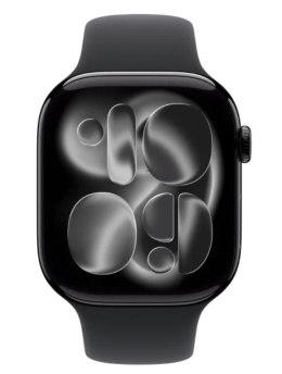 Watch Series 11 GPS koperta 46 mm z aluminium w kolorze onyksu, pasek sportowy w kolorze czarnym - rozmiar M/L