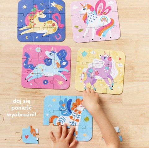 Puzzle - Baśniowe jednorożce
