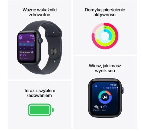 Watch SE 3 GPS+Cellular koperta 40 mm z aluminium w kolorze północy, pasek sportowy w kolorze północy - rozmiar M/L Watch SE 3 GPS+Cellular koperta 40 mm z aluminium w kolorze północy, pasek sportowy w kolorze północy - rozmiar M/L