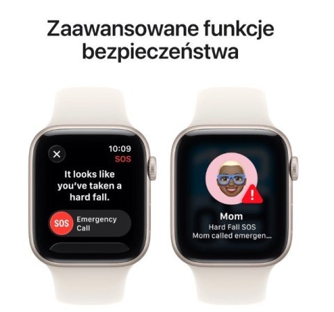 Watch SE 3 GPS+Cellular koperta 44 mm z aluminium w kolorze księżycowej poświaty, pasek sportowy w kolorze księżycowej poświaty Watch SE 3 GPS+Cellular koperta 44 mm z aluminium w kolorze księżycowej poświaty, pasek sportowy w kolorze księżycowej poświaty
