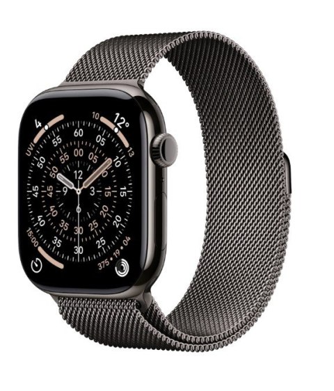 Watch Series 11 GPS + Cellular koperta 46 mm z tytanu w kolorze łupku, bransoleta mediolańska w kolorze łupku M/L