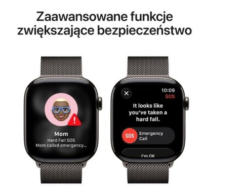 Watch Series 11 GPS + Cellular koperta 46 mm z tytanu w kolorze łupku, bransoleta mediolańska w kolorze łupku M/L Watch Series 11 GPS + Cellular koperta 46 mm z tytanu w kolorze łupku, bransoleta mediolańska w kolorze łupku M/L