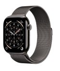 Watch Series 11 GPS + Cellular koperta 46 mm z tytanu w kolorze łupku, bransoleta mediolańska w kolorze łupku S/M