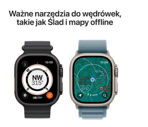 Watch Ultra 3 GPS + Cellular koperta 49 mm z tytanu w kolorze czarnym, opaska Trail w kolorze czarnym/węgla drzewnego - rozmiar Watch Ultra 3 GPS + Cellular koperta 49 mm z tytanu w kolorze czarnym, opaska Trail w kolorze czarnym/węgla drzewnego - rozmiar