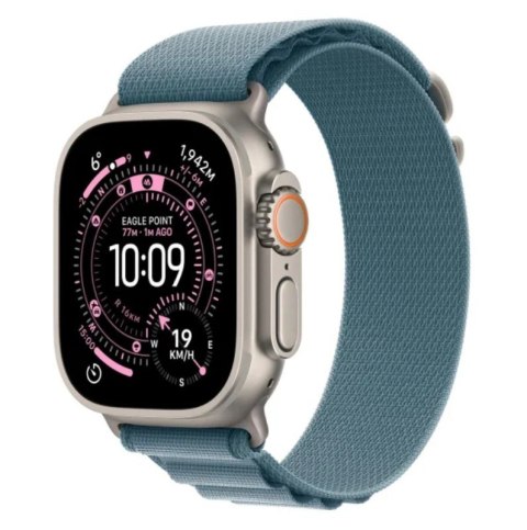 Watch Ultra 3 GPS + Cellular koperta 49 mm z tytanu w kolorze naturalnym, opaska Alpine w kolorze jasnoniebieskim - rozmiar L Watch Ultra 3 GPS + Cellular koperta 49 mm z tytanu w kolorze naturalnym, opaska Alpine w kolorze jasnoniebieskim - rozmiar L