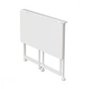 Biurko, stolik z kółkami MC-1250W 100x50 cm blat, max 50kg Białe