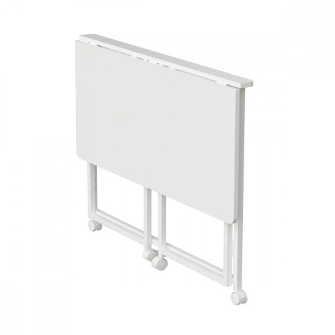Biurko, stolik z kółkami MC-1250W 100x50 cm blat, max 50kg Białe Biurko, stolik z kółkami MC-1250W 100x50 cm blat, max 50kg Białe