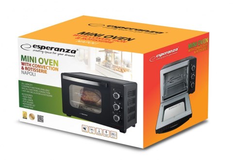 Mini piekarnik z konwekcją i rożnem Napoli 25L Mini piekarnik z konwekcją i rożnem Napoli 25L