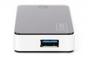 Hub USB 3.0 4-portowy SuperSpeed 5Gbps, czarny
