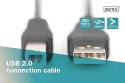 Kabel połączeniowy USB 2.0 HighSpeed Typ USB A/USB B M/M 3m Czarny
