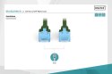 Patch cord U/UTP kat.5e PVC 0,5m zielony
