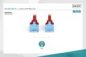 Patch cord U/UTP kat.5e PVC 2m czerwony