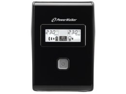 Zasilacz awaryjny line-interactive 650VA 2X 230V PL OUT, RJ11 IN/OUT, LCD