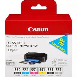 Multipack PGI-550/CLI-551 PGBK/C/M/Y/BK/GY