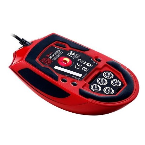 Tt eSPORTS Mysz dla graczy - Saphira Red 3500DPI Laser Rubber coating Tt eSPORTS Mysz dla graczy - Saphira Red 3500DPI Laser Rubber coating