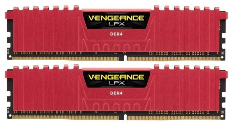 Pamięć DDR4 Vengeance LPX 16GB/3000(2*8GB) CL15-17-17-35 1,35V XMP 2.0 czerwona