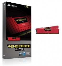 Pamięć DDR4 Vengeance LPX 16GB/3200(2*8GB) CL16-18-18-36 1,35V XMP 2.0 czerwona