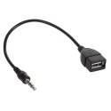 Przejściówka wtyk jack gniazdo USB OTG MCTV-693