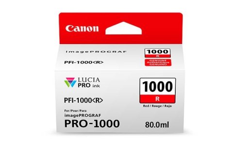 Tusz PFI-1000 RED 0554C001 Tusz PFI-1000 RED 0554C001