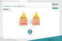 Patch cord U/UTP kat.6 PVC 0,5m Żółty