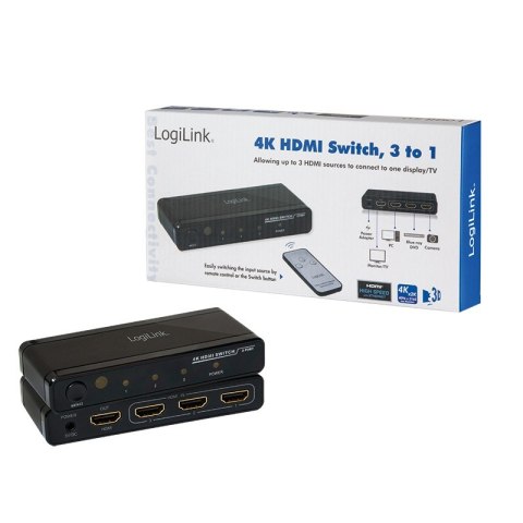 Switch 4K HDMI 3 porty