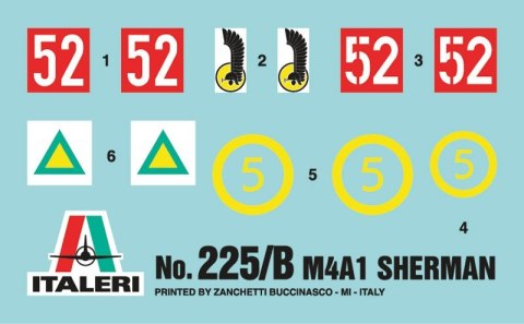 Model plastikowy M4-A1 Sherman