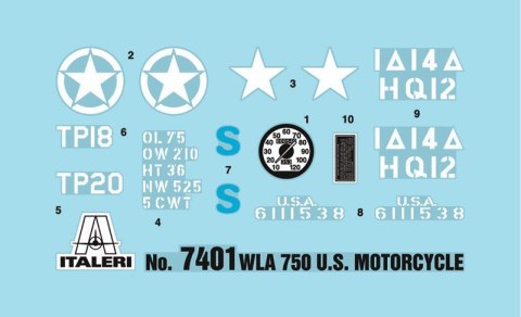 Model plastikowy US Army WWII Motorcycle